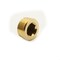 Thrifco Plumbing 1/4 Brass Countersunk Plug 5318116 - alternate 3